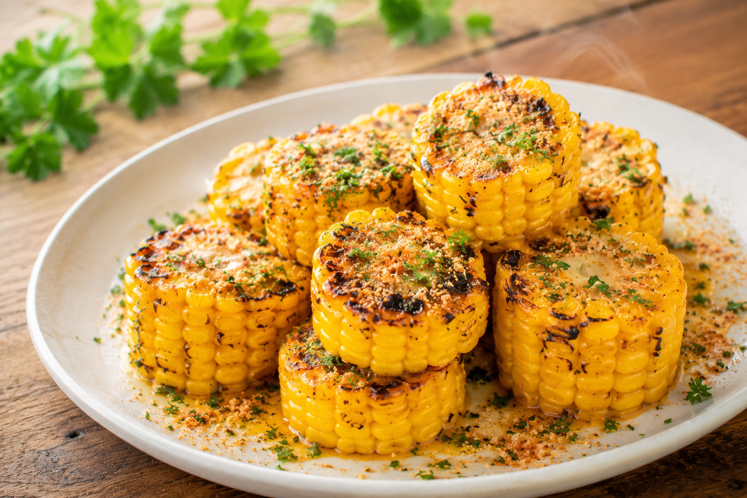 Grilled corn