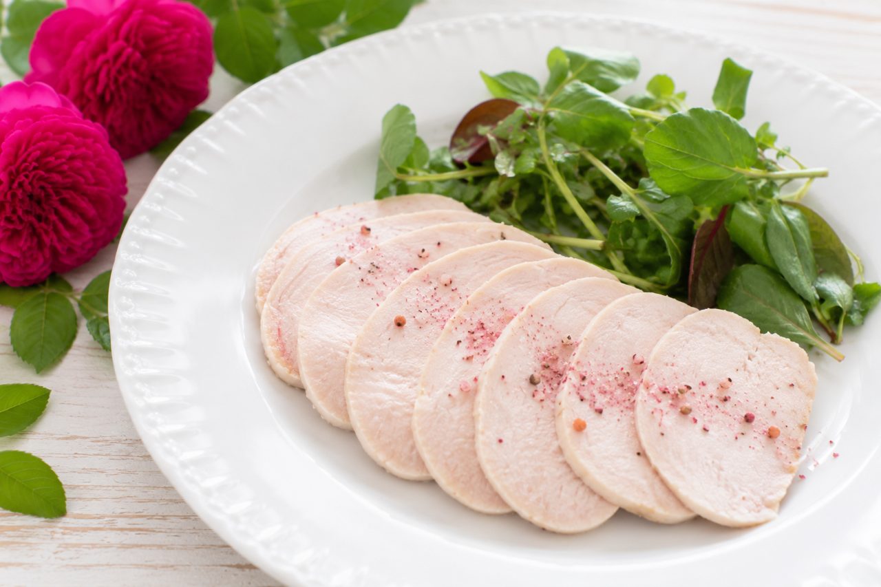 Rose chicken ham